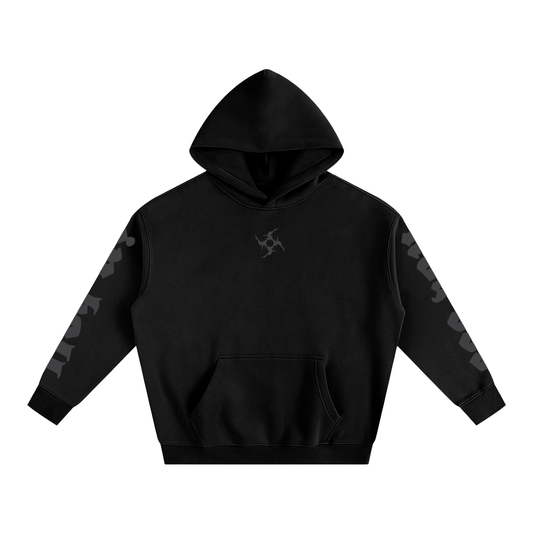 Hell murdered out hoodie
