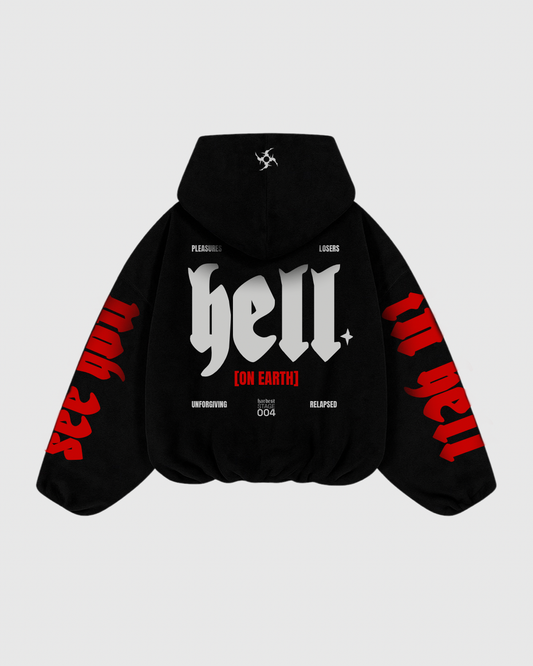 𝔥𝔢𝔩𝔩 Heavyweight Hoodie